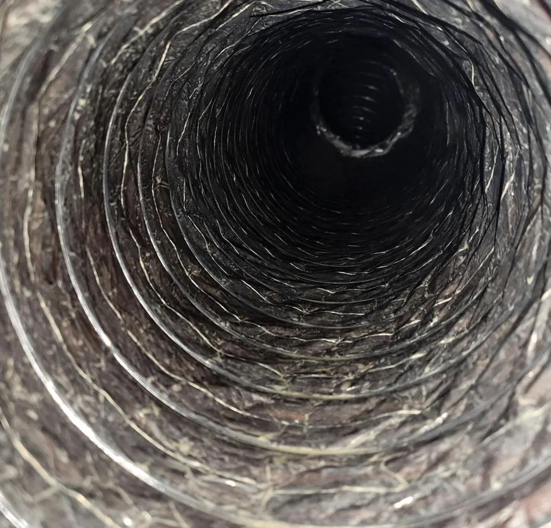 Residential air duct cleaning project in Orlando